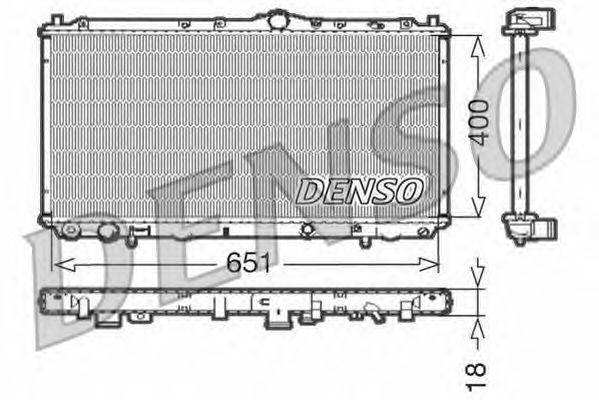 Радиатор, охлаждение двигателя NPS 8MK376718541