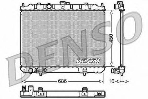 Радиатор, охлаждение двигателя NPS 735055