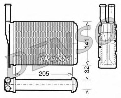 Теплообменник, отопление салона NPS DRR23010
