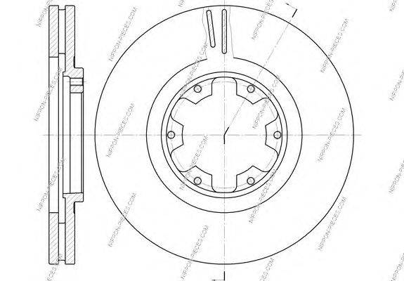 Тормозной диск NPS 6001145