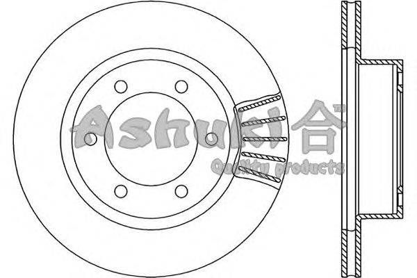 Тормозной диск ASHUKI 09900312