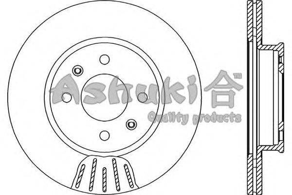 Тормозной диск ASHUKI 0990-4250