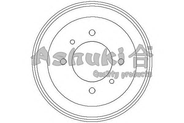 Тормозной барабан ASHUKI 10204101
