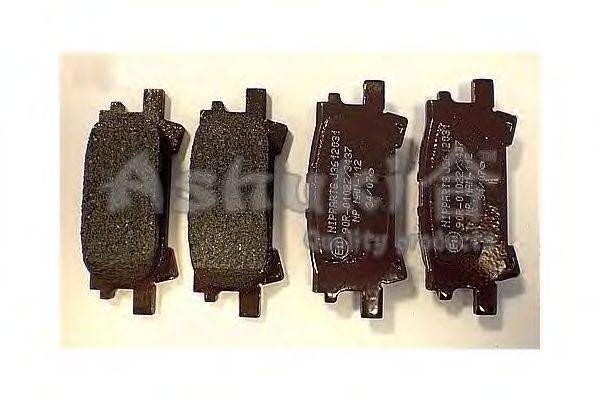 Комплект тормозных колодок, дисковый тормоз ASHUKI 1083-1302
