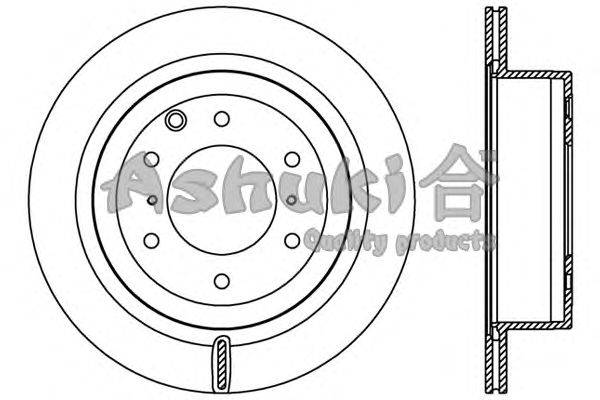 Тормозной диск ASHUKI C65236
