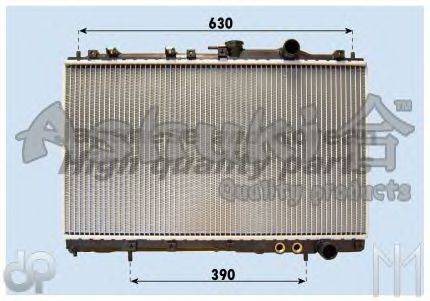 Радиатор, охлаждение двигателя ASHUKI Y550-77