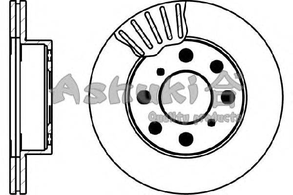 Тормозной диск ASHUKI 0990-4104