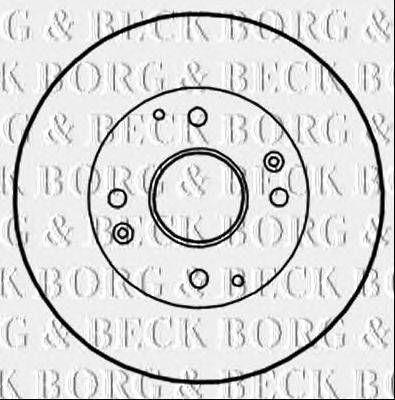 Тормозной диск BORG & BECK BBD4350