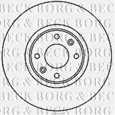 Тормозной диск BORG & BECK BBD4468