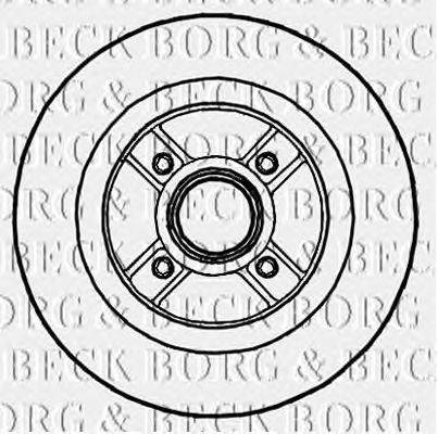 Тормозной диск BORG & BECK BBD5721S