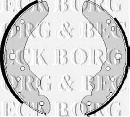 Комплект тормозных колодок BORG & BECK BBS6011