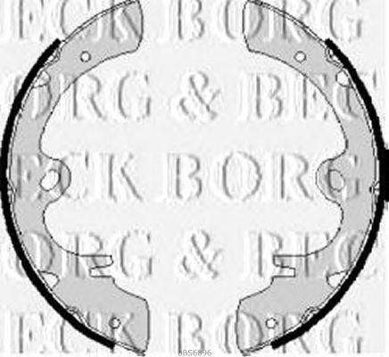 Комплект тормозных колодок BORG & BECK BBS6096