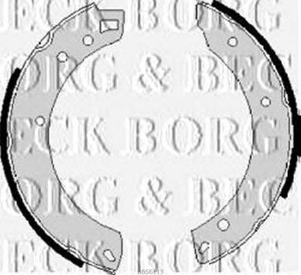 Комплект тормозных колодок BORG & BECK BBS6113
