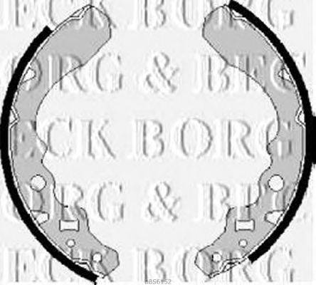 Комплект тормозных колодок BORG & BECK BBS6152
