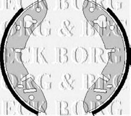 Комплект тормозных колодок BORG & BECK BBS6155