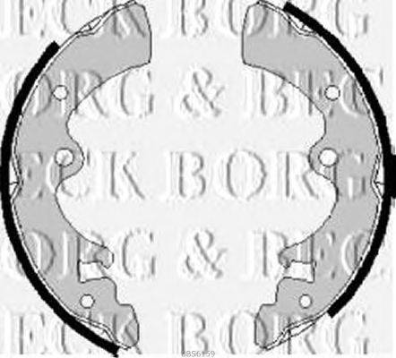 Комплект тормозных колодок BORG & BECK BBS6159