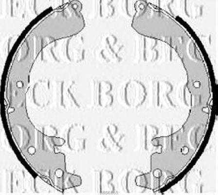 Комплект тормозных колодок BORG & BECK BBS6165