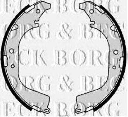 Комплект тормозных колодок BORG & BECK BBS6182