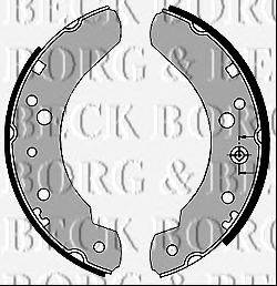 Комплект тормозных колодок BORG & BECK BBS6209