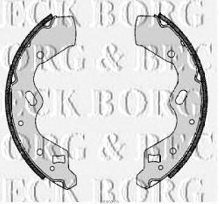 Комплект тормозных колодок BORG & BECK BBS6276