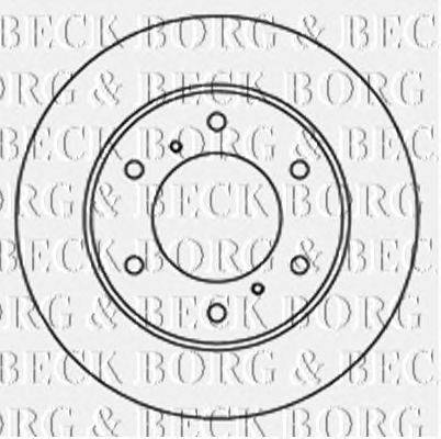 Тормозной диск BORG & BECK BBD4692