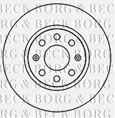 Тормозной диск BORG & BECK BBD4715