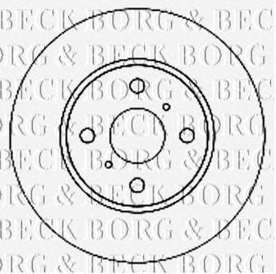 Тормозной диск BORG & BECK BBD4740