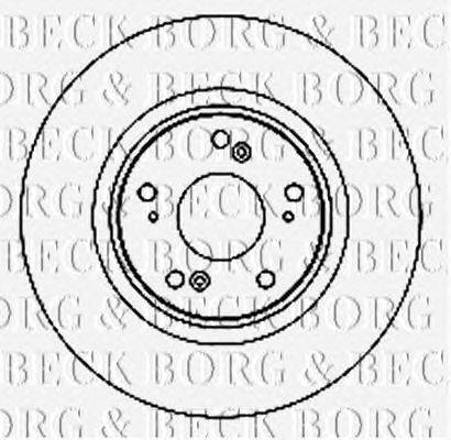 Тормозной диск BORG & BECK BBD4741