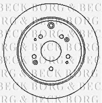 Тормозной диск BORG & BECK BBD4748