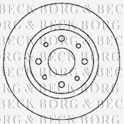 Тормозной диск BORG & BECK BBD4761