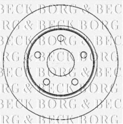 Тормозной диск BORG & BECK BBD4768