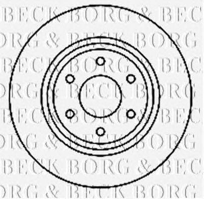 Тормозной диск BORG & BECK BBD4769