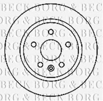 Тормозной диск BORG & BECK BBD4798