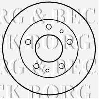 Тормозной диск BORG & BECK BBD4801