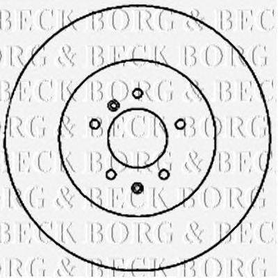 Тормозной диск BORG & BECK BBD5822S