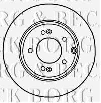 Тормозной диск BORG & BECK BBD5906S