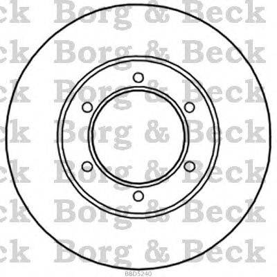 Тормозной диск BORG & BECK BBD5240