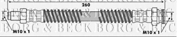 Тормозной шланг BORG & BECK BBH6259