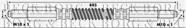 Тормозной шланг BORG & BECK BBH6388