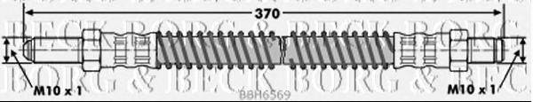 Тормозной шланг BORG & BECK BBH6569