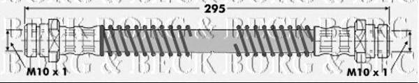 Тормозной шланг BORG & BECK BBH7071