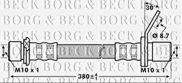 Тормозной шланг BORG & BECK BBH7219