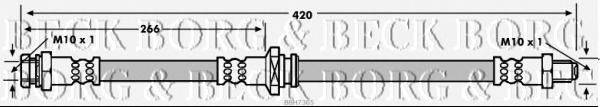 Тормозной шланг BORG & BECK BBH7365