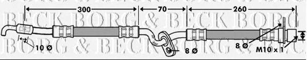 Тормозной шланг BORG & BECK BBH7479