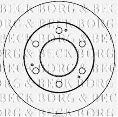 Тормозной диск BORG & BECK BBD5213