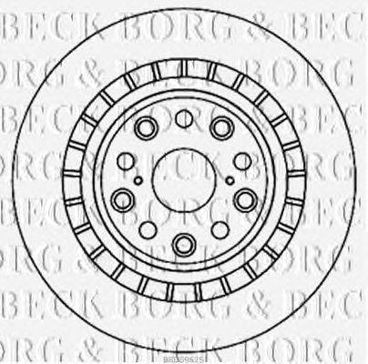 Тормозной диск BORG & BECK BBD5962S