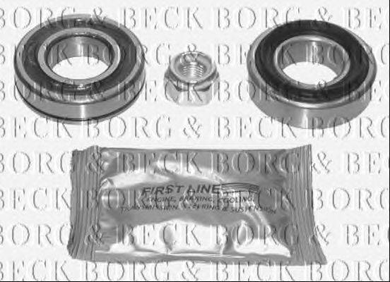 Комплект подшипника ступицы колеса BORG & BECK BWK047
