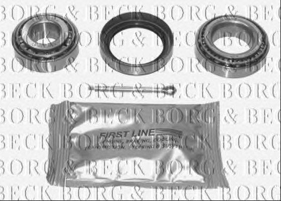 Комплект подшипника ступицы колеса BORG & BECK BWK092