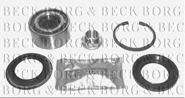 Комплект подшипника ступицы колеса BORG & BECK BWK358
