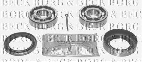 Комплект подшипника ступицы колеса BORG & BECK BWK429